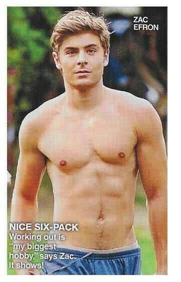 Efron, Zac / Nice Six-Pack | Magazine Photo | January 2010