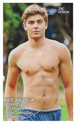 Efron, Zac / Nice Six-Pack | Magazine Photo | January 2010