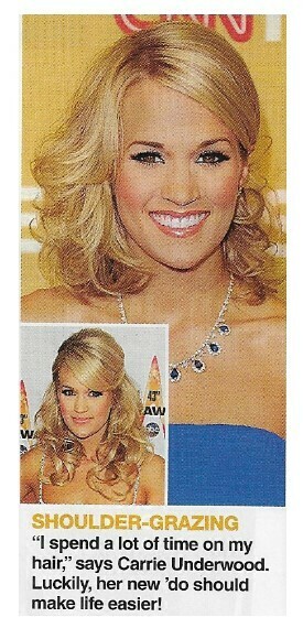 Underwood, Carrie / Shoulder-Grazing | 2 Magazine Photos | January 2010