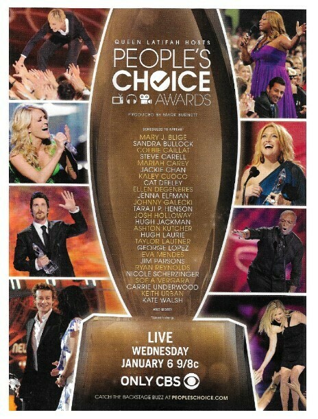 Queen Latifah / People's Choice Awards (Host) | Magazine Ad | January 2010