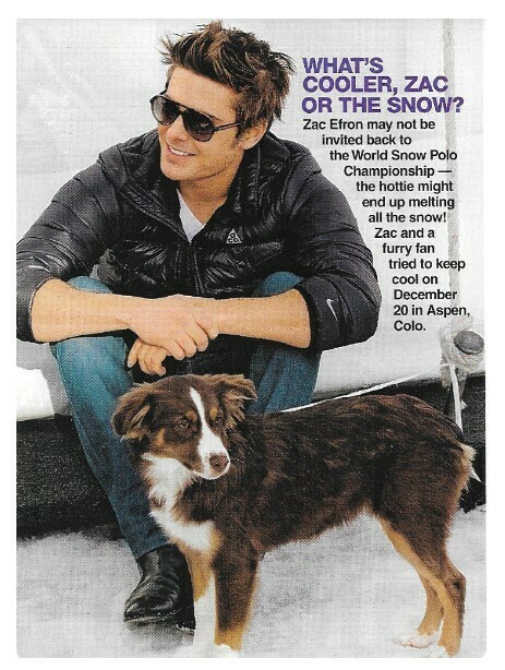 Efron, Zac / What&#39;s Cooler, Zac or the Snow? | Magazine Photo | January 2010