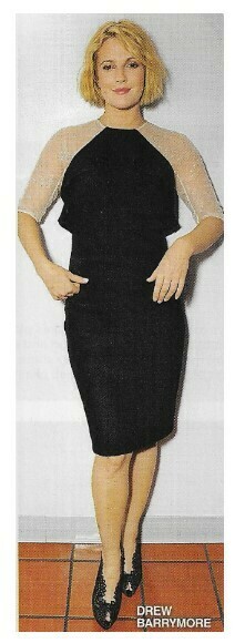 Barrymore, Drew / Wearing Salvatore Ferragamo&#39;s Laser-Cut Lace Booties | January 2010