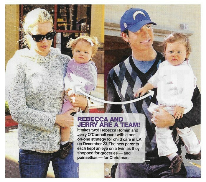 Romijn, Rebecca / Rebecca and Jerry Are a Team! | 2 Magazine Photos | January 2010 | with Jerry O&#39;Connell