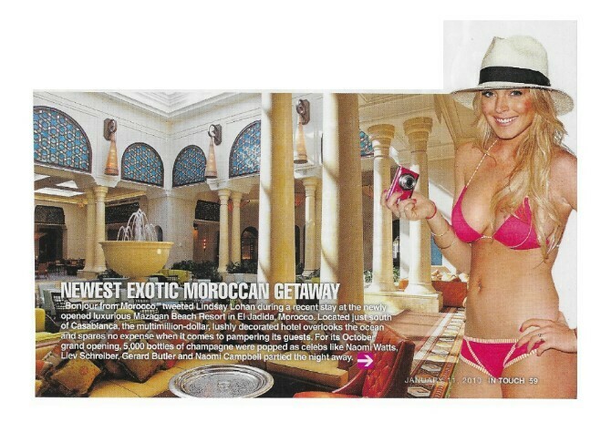 Lohan, Lindsay / Newest Exotic Moroccan Getaway | January 2010