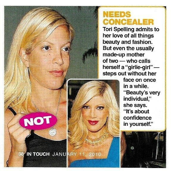 Spelling, Tori / Needs Concealer | January 2010