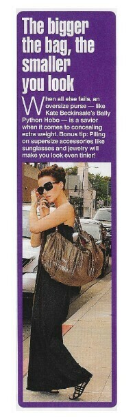 Beckinsale, Kate / The Bigger the Bag, the Smaller You Look (2010)