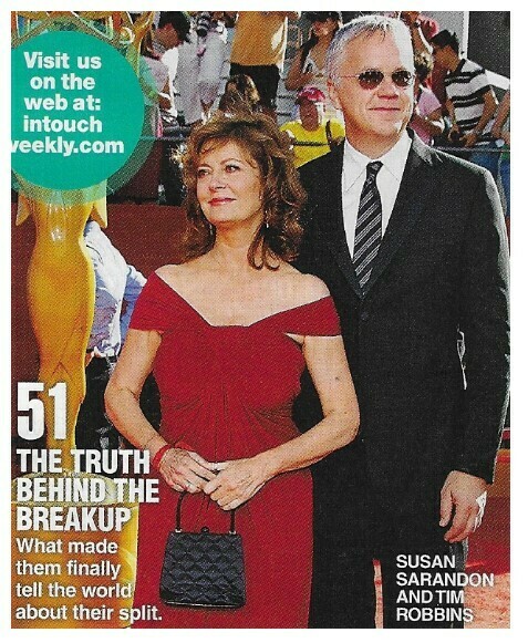 Sarandon, Susan / The Truth Behind the Breakup | Magazine Photo | January 2010 | with Tim Robbins