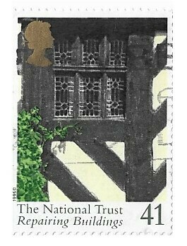 Great Britain / 1995 | Elizabethan Window, Little Morton Hall, Chesire (41 p) | Postage Stamp