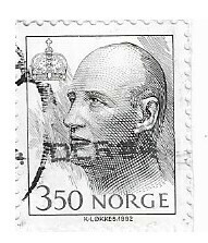 Norway / 1994 | King Harald V (3.50 kr) | Postage Stamp