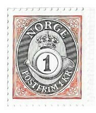 Norway / 1992 | Posthorn (1 kr) | Postage Stamp