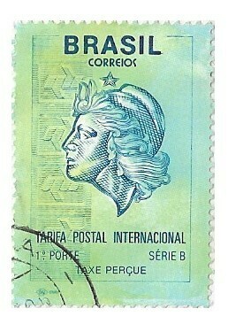Brazil / 1993 | Female Face (International Standard Letter) | Postage Stamp