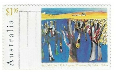 Australia / 1994 | Lagoon, Wimmera - Sir Sidney Nolan (1.05 $) | Postage Stamp