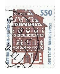 Germany / 1994 | Suhl-Heinrichs Town Hall (550 Pf.) | Postage Stamp