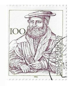 Germany / 1994 | Hans Sachs (100 Pf.) | Postage Stamp