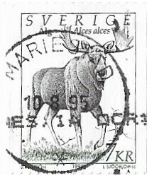 Sweden / 1992 | Moose (7 Kr.) | Postage Stamp