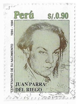 Peru / 1995 | Juan Parra Del Riego (0.90 S/.) | Postage Stamp