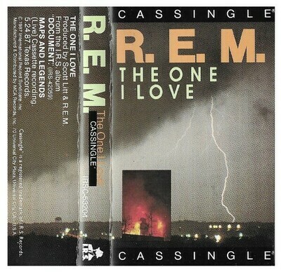 R.E.M. / The One I Love | I.R.S. IRSC-53204 | August 1987
