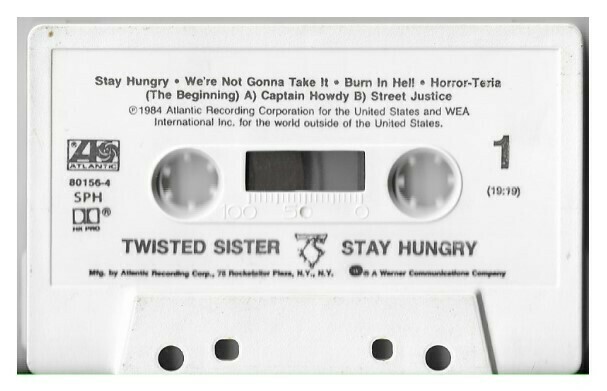 Twisted Sister / Stay Hungry | Atlantic 80156-4 | May 1984