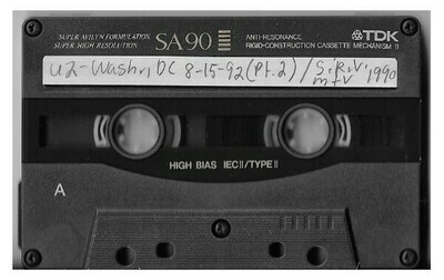U2 / Washington, DC (RFK Memorial Stadium) - Part 2 | August 1992 | Stevie Ray Vaughan + Journey Bonus