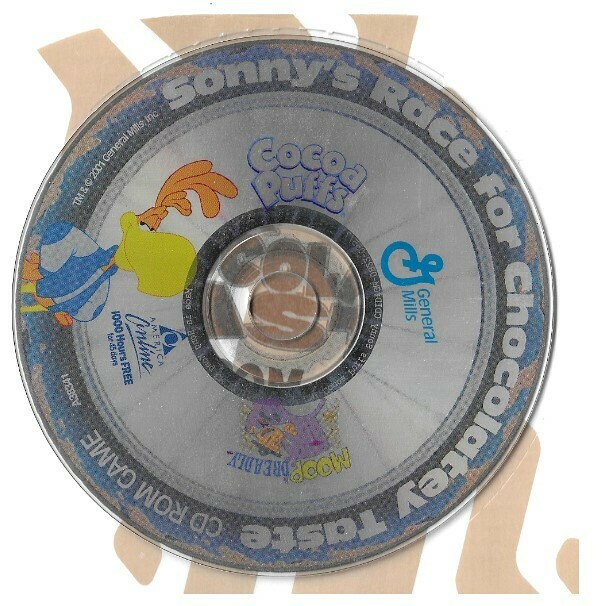 General Mills / Sonny&#39;s Race for Chocolatey Taste | CD-Rom | 2001 | Still Sealed