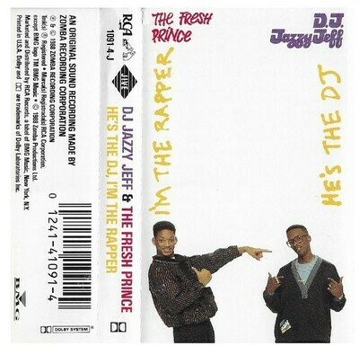 DJ Jazzy Jeff + The Fresh Prince / He&#39;s the DJ, I&#39;m the Rapper | Cassette Tape | March 1988