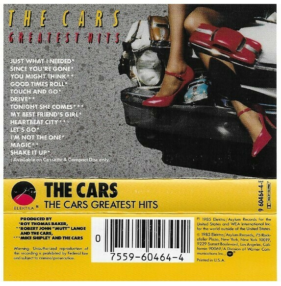 Cars, The / Greatest Hits | Elektra 60464-4-E | October 1985