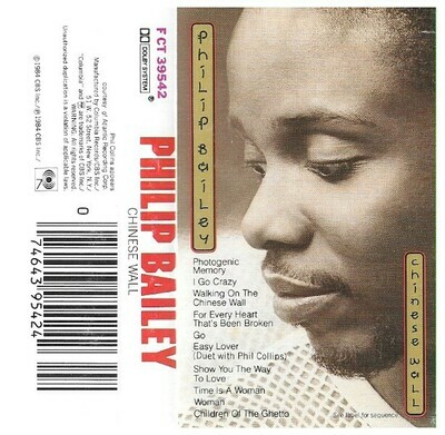 Bailey, Philip / Chinese Wall | Columbia FCT-39542 | October 1984