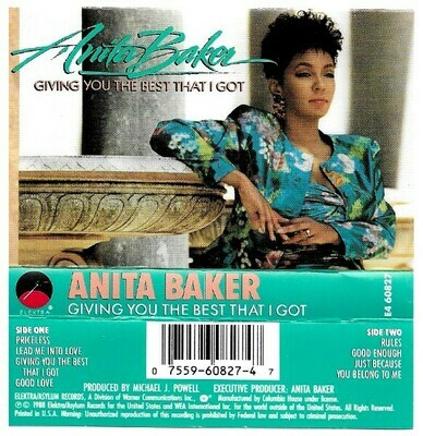 Baker, Anita / Giving You the Best That I Got | Elektra E4-60827 | October 1988