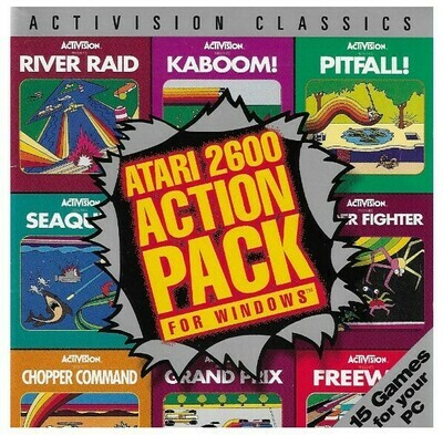 Atari 2600 Action Pack for Windows | 1995 | Activision | CD-Rom