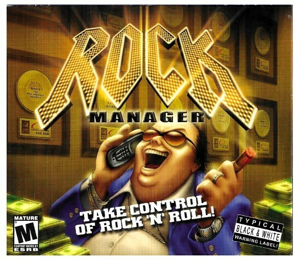 Rock Manager / Take Control of Rock &#39;N&#39; Roll | CD-Rom | Dreamcatcher | 2002