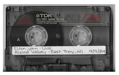 John, Elton / East Troy, WI (Alpine Valley) | September 9, 1984