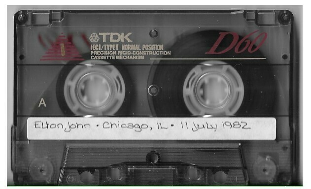 John, Elton / Chicago, IL (Poplar Creek Music Theatre) - July 11, 1982 | Two Tapes