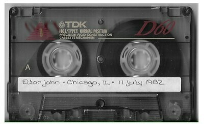 John, Elton / Chicago, IL (Poplar Creek Music Theatre) - July 11, 1982 | Two Tapes