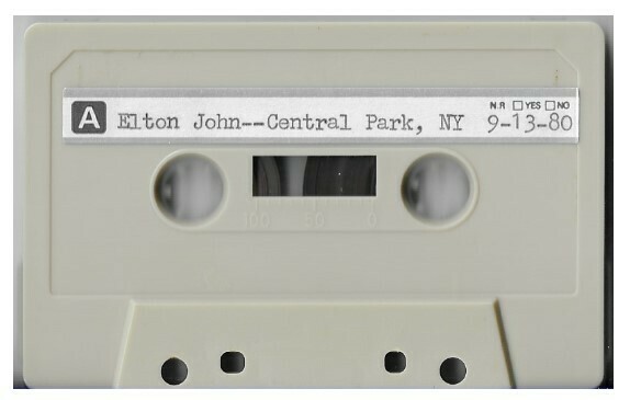 John, Elton / New York, NY (Central Park) - September 13, 1980