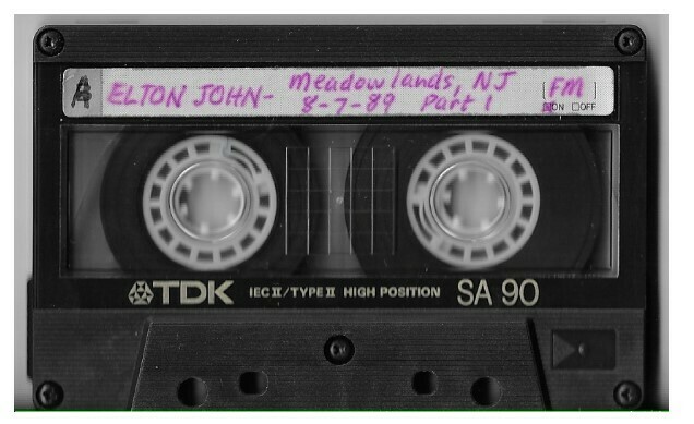 John, Elton / East Rutherford, NJ (Brendan Byrne Arena) - August 7, 1989 | 2 Tapes | with Bonus