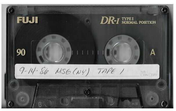 John, Elton / New York, NY (Madison Square Garden) - September 14, 1986 | 2 Tapes