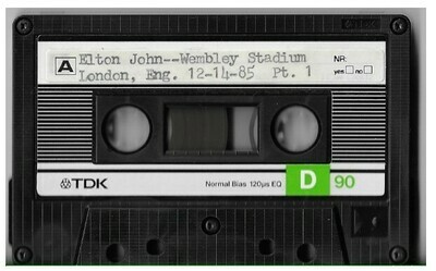 John, Elton / London, UK (Wembley Arena) - December 14, 1985 | 2 Tapes | with Bonus