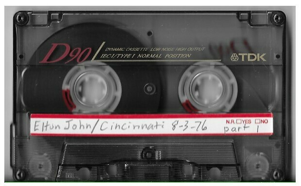 John, Elton / Cincinnati, OH (Cincinnati Gardens) - August 3, 1976 | 2 Tapes