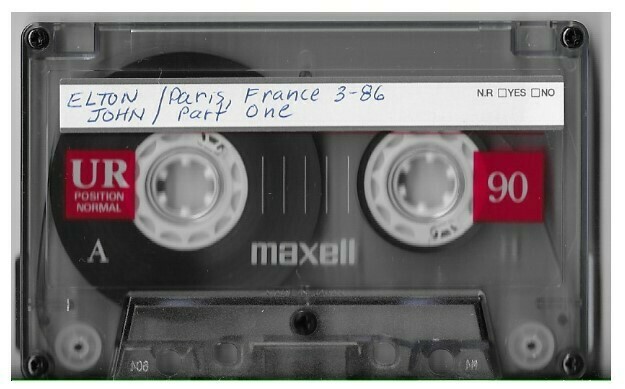 John, Elton / Paris, France (Palais Omnisports Arena) - March 1986 | 2 Tapes