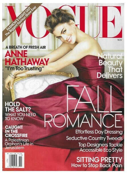 Vogue / Anne Hathaway | November 2010