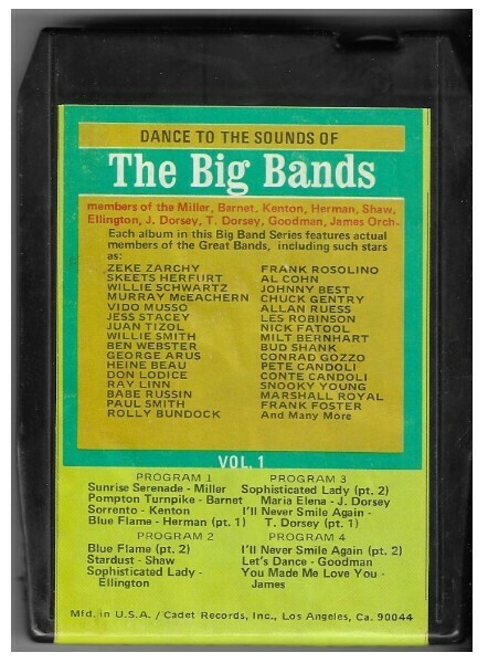 Various Artists / Dance to the Sounds of The Big Bands - Vol. 1 | Bright Orange BO-8722