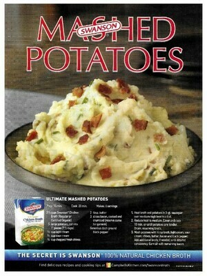 Swanson / Mashed Potatoes | Magazine Ad | April 2011