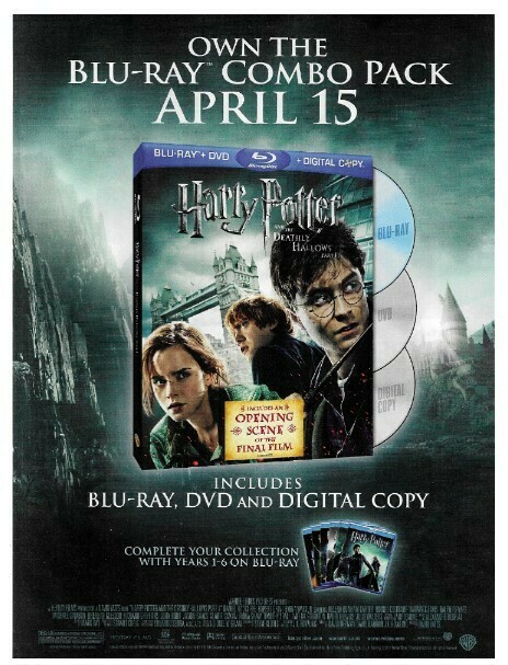 Radcliffe, Daniel / Harry Potter and the Deathly Hollows - Part 1 | Magazine Ad | April 2011