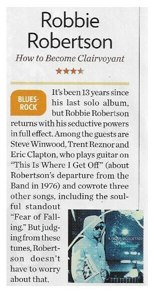 Robertson, Robbie / How to Become Clairvoyant | Magazine Review | April 2011