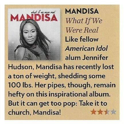 Mandisa / What If We Were Real | Magazine Review | April 2011