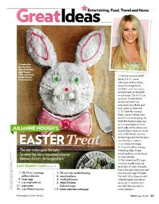 Hough, Julianne / Easter Treat - Easy Bunny Cake | Recipe | April 2011
