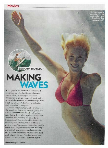 Hamilton, Bethany / Making Waves | Magazine Article | April 2011