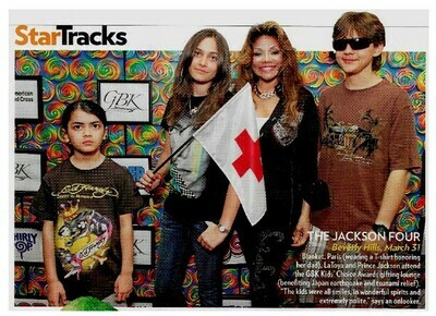 Jackson, LaToya / The Jackson Four | Magazine Ad | April 2011 | with Others