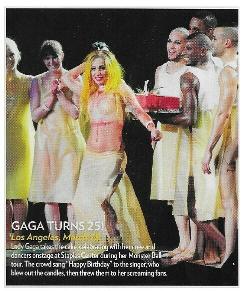 Lady Gaga / Gaga Turns 25! | Magazine Article | April 2011