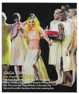 Lady Gaga / Gaga Turns 25! | Magazine Article | April 2011